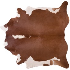 Cowhide Rug | Brown and White Regular | XL | 43 SQ FT