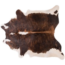Cowhide Rug | Exotic with White Belly and Backbone | XL | 37 SQ FT