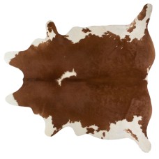 Cowhide Rug | Brown and White Regular | L | 34 SQFT