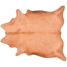 Cowhide Rug | Solid Beige | XL | 40 SQFT