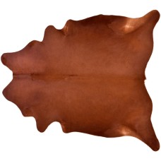 Cowhide Rug | Solid Dark Brown | XL | 40 SQFT
