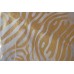 Cowhide Rug Gold Zebra Metallic on White - XL - (42 SQFT)