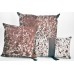 Cowhide 3 Panel Brown & White Pillow (12" x 20")