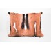 Springbok Large Pillow with Stone Suede Backing (22" x 28")