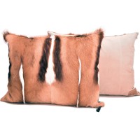 Springbok Large Pillow with Stone Suede Backing (22" x 28")