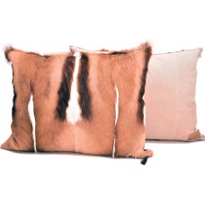 Springbok Large Pillow with Stone Suede Backing (22" x 28")