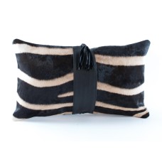 Zebra Hide 3 Panel Pillow (12" x 20")