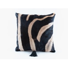 Zebra Medium Hide Pillow (16" x 16")