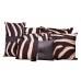 Zebra Large Hide Pillow (20" x 20")