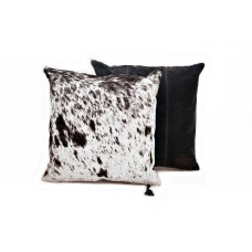 Cowhide Medium Black & White Pillow (18" x 18")