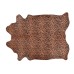 Leopard on Beige | Cowhide Rug