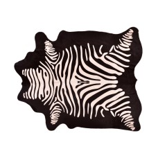 Zebra Reverse Cowhide Rug