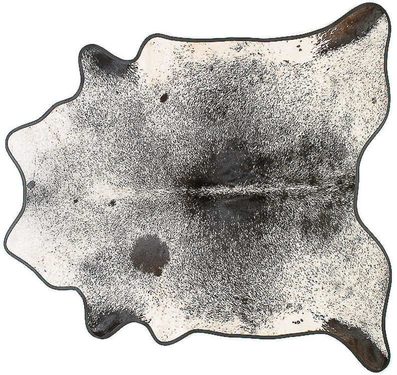 Cowhide Rug Salt And Pepper Black And White 35 Sqft