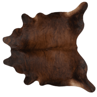 Cowhide Rug | Brindle and Exotic Dark | L | 36 SQFT