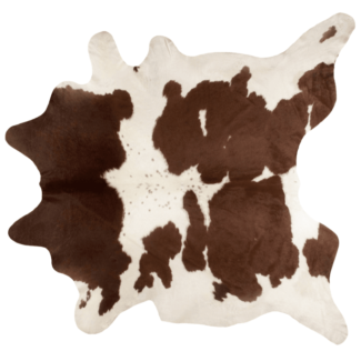 Cowhide Rug | Brown and White Special | XL | 44 SQFT | A