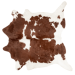 Cowhide Rug | Brown and White Special | XL | 37 SQFT