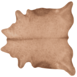 Cowhide Rug | Solid Beige | XL | 43 SQFT