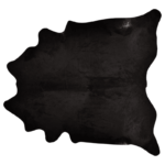 Cowhide Rug (Solid Jet Black) – XL (37 SQFT)