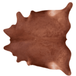 Cowhide Rug | Solid Dark Brown | L | 35 SQFT