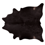 Cowhide Rug (Solid Jet Black) – XL (39 SQFT)