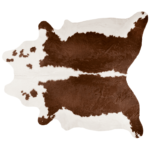 Cowhide Rug | Brown and White Regular | XXL | 49 SQFT