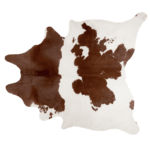 Cowhide Rug | Brown and White Special | XL | 43 SQFT