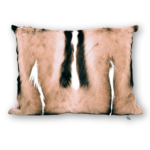 Springbok Large Pillow with Stone Suede Backing (22" x 28")