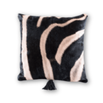 Zebra Medium Hide Pillow (16" x 16")