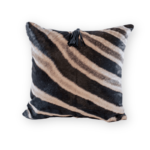 Zebra Large Hide Pillow (20" x 20")