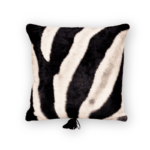 Zebra Medium Hide Pillow (16" x 16")