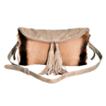 Dotis Tassel Handbag (Stone Leather Backing)